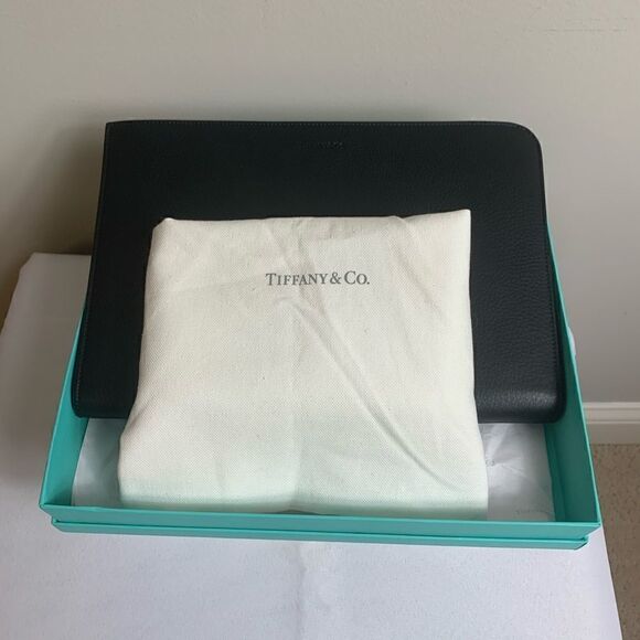 Tiffany & Co. Leather Clutch - Black - New - Picture 5 of 10